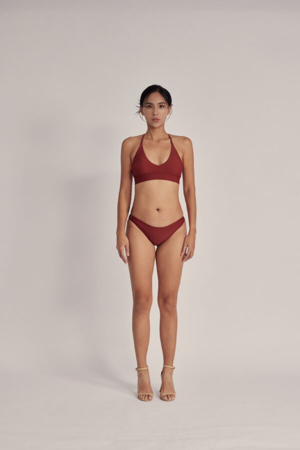 交叉美背比基尼｜Crossback Bikini｜紅陶暮