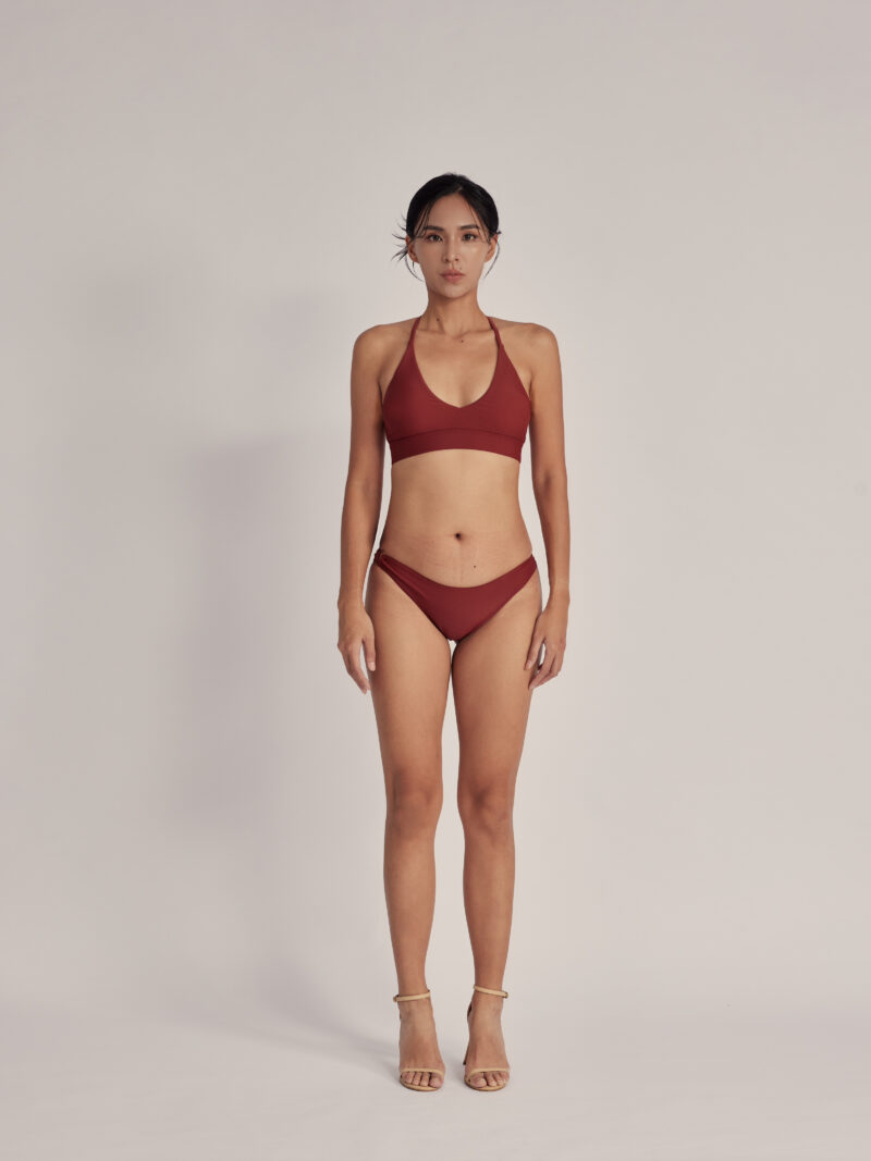 交叉美背比基尼｜Crossback Bikini｜紅陶暮