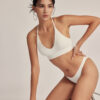 交叉美背比基尼｜Crossback Bikini｜月光白