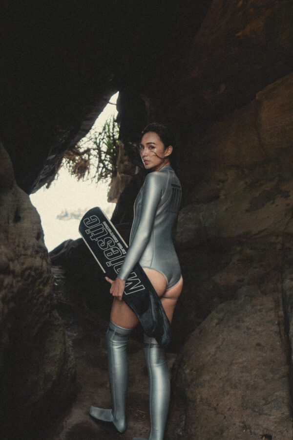 永恆美神｜極致2mm滑面防寒衣｜長襪套裝經典系列｜月光白銀