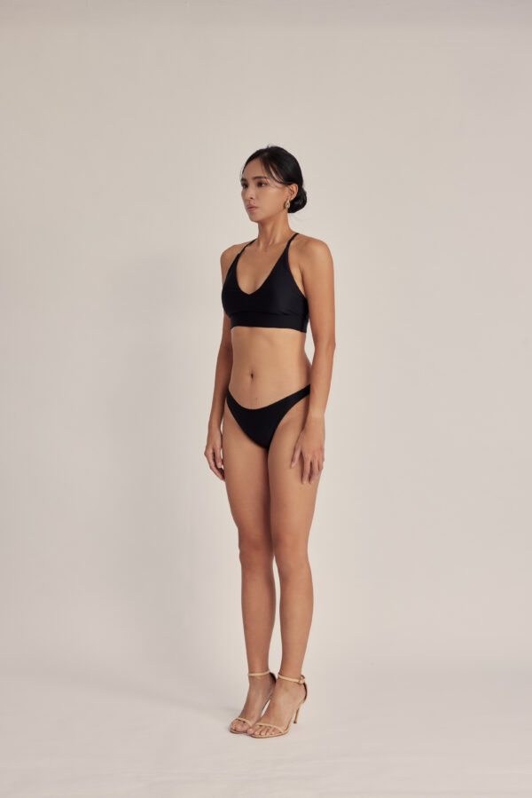 交叉美背比基尼｜Crossback Bikini｜黑潮墨