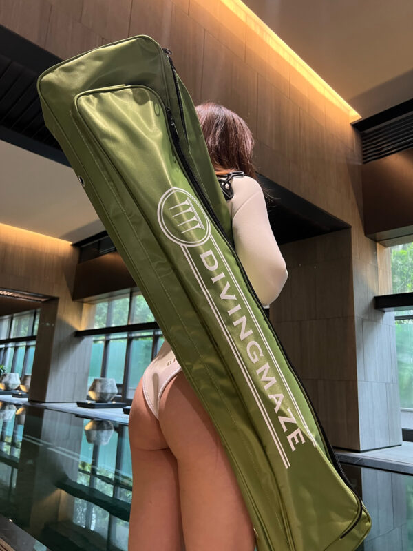 海人款 | 108公分超長磨砂亮面質感蛙鞋袋