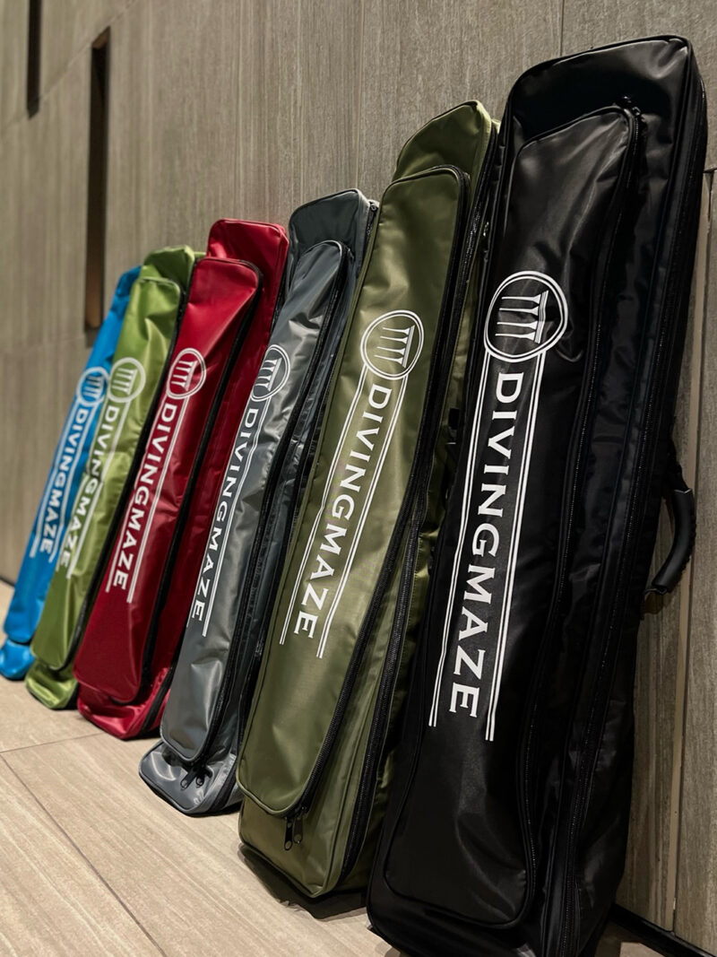 海人款 | 108公分超長磨砂亮面質感蛙鞋袋