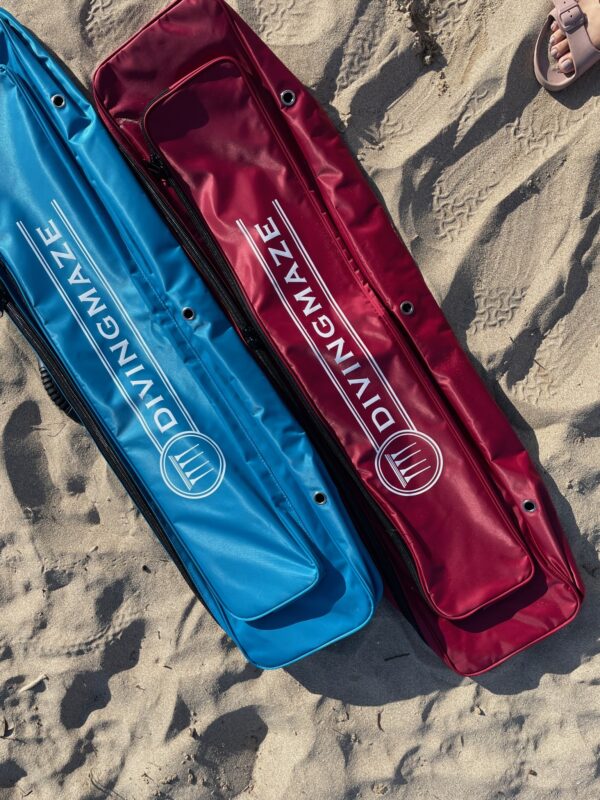 海人款 | 108公分超長磨砂亮面質感蛙鞋袋