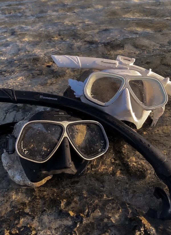 自由潛水低容積面鏡（買面鏡送盒子） / 面鏡呼吸管套組