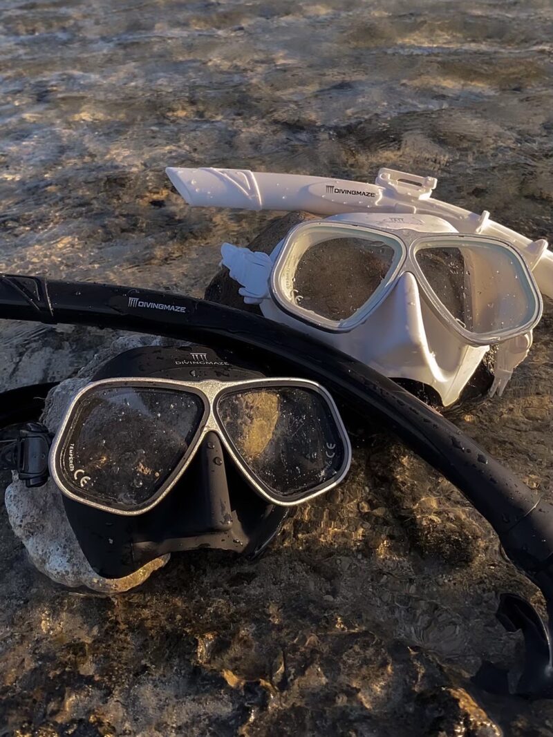 自由潛水低容積面鏡（買面鏡送盒子） / 面鏡呼吸管套組