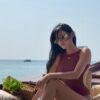 極簡微削肩連身泳衣｜The Minimal One-Piece｜紅陶暮